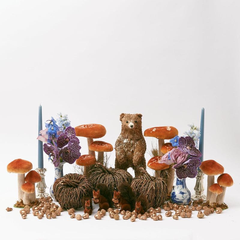 Enhance your space with Mrs. Alice's Gold Decorative Acorns.