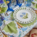 Apple Green Isabella Napkins (Set of 4) – a delightful choice for brightening up your dining space.