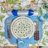 Set the tone for a joyful St. Patrick's Day feast with the Green Clover Starter Plate, a festive addition that captures the spirit of Ireland with beautiful clover designs.