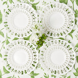 Turn your dining experience into a statement of coordinated style with the White Lace Dinner & Starter Plates (Set of 8), a must-have for adding timeless charm to your meals.