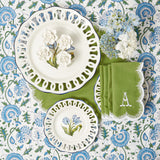 Create an elegant and lively table display with Apple Green Isabella Napkins (Set of 4).