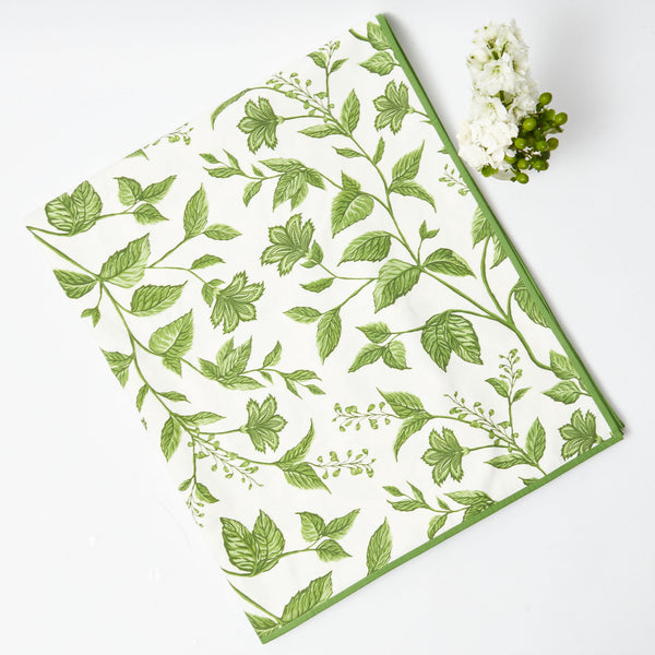 Elevate your dining experience with the Trailing Leaves Tablecloth, a stunning addition that brings a touch of natural beauty to your table.