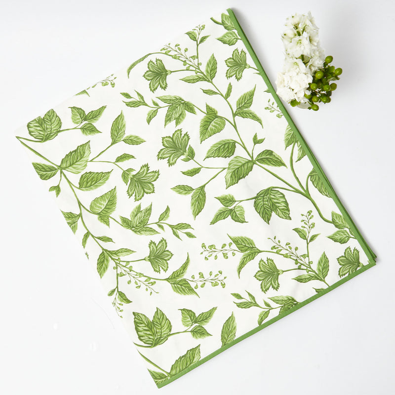 Elevate your dining experience with the Trailing Leaves Tablecloth, a stunning addition that brings a touch of natural beauty to your table.