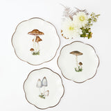 Crafted with attention to detail, these Scalloped Mushroom Dinner Plates bring a touch of luxury to your table.