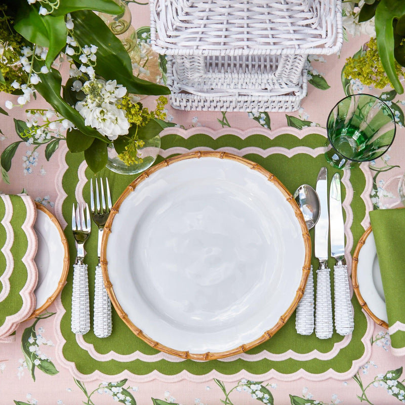 Nancy Bamboo Dinner Plate (Set of 4) - Mrs. Alice