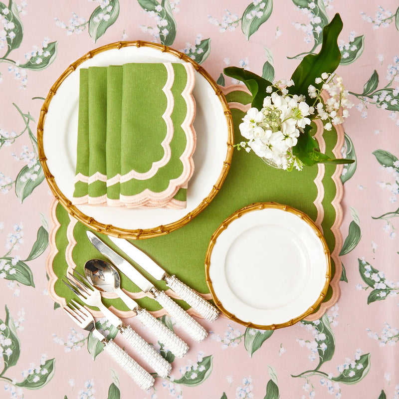 Nancy Bamboo Starter Plate Set of 4 Mrs. Alice