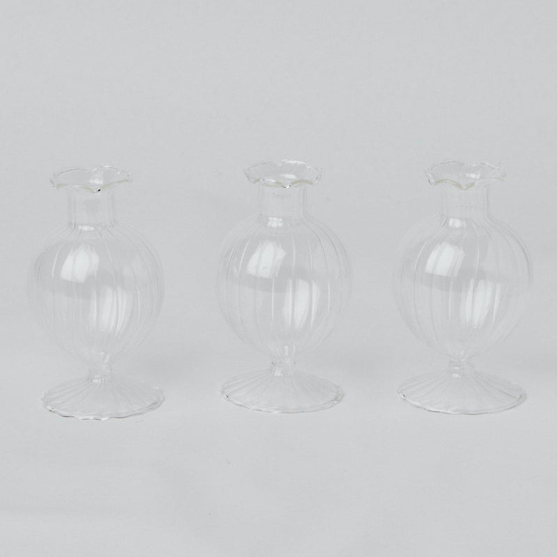 Nancy Footed Bud Vase (Set of 3) - Mrs. Alice