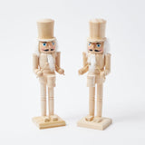 Natural Wood Nutcracker (Pair) - Mrs. Alice