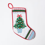 Needlepoint Christmas Tree Stocking - Mrs. Alice