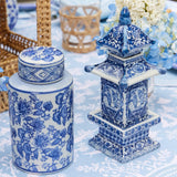 Pair of Small Porcelain Pagodas