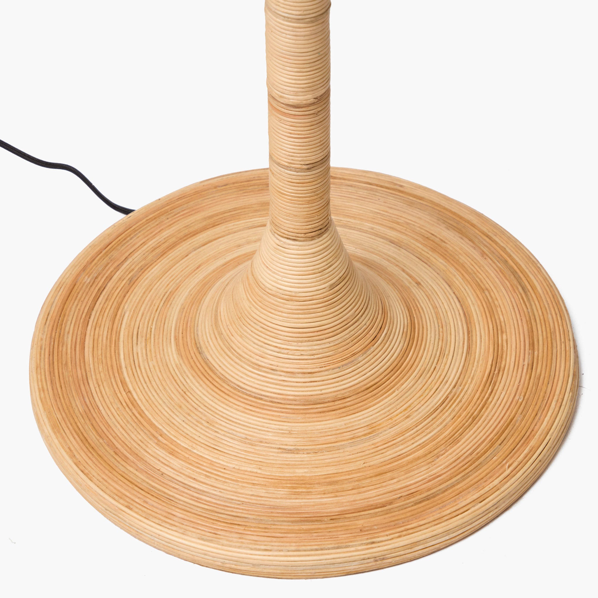 Rattan Palm Tree Floor Lamp