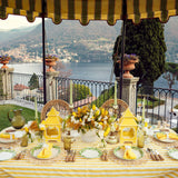 Passalacqua Yellow Stripe Tablecloth - Mrs. Alice