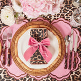 Personalised Dusty Pink Napkin Bow - Mrs. Alice