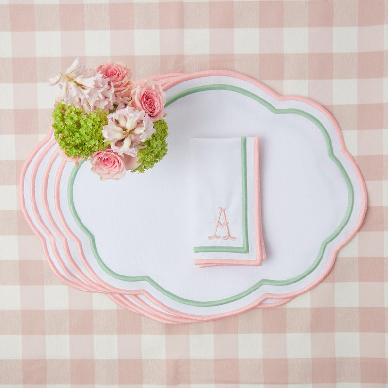 Petal & Pistachio Cloud Napkins (Set of 4) - Mrs. Alice