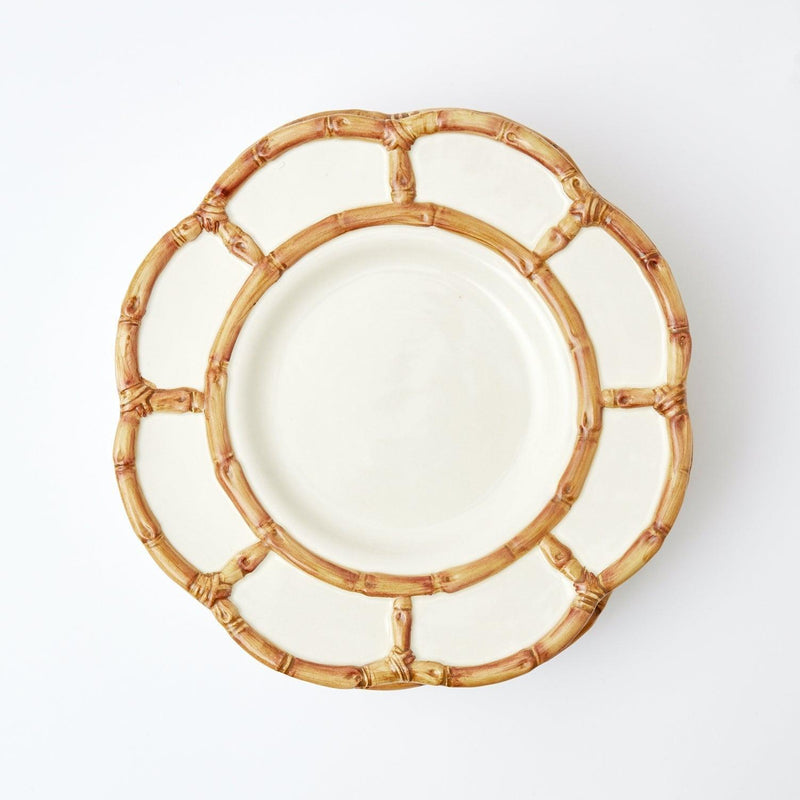 Tranquil dining ambiance with Petal Bamboo Ceramic Plates.
