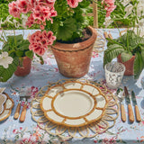 Petal Bamboo Ceramic Dinner Plate - Mrs. Alice