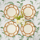 Infuse elegance into meals with Petal Bamboo Ceramic Plates.