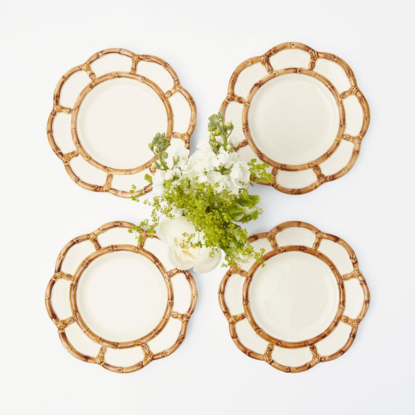 Petal Bamboo Starter Plate (Set of 4) - Mrs. Alice