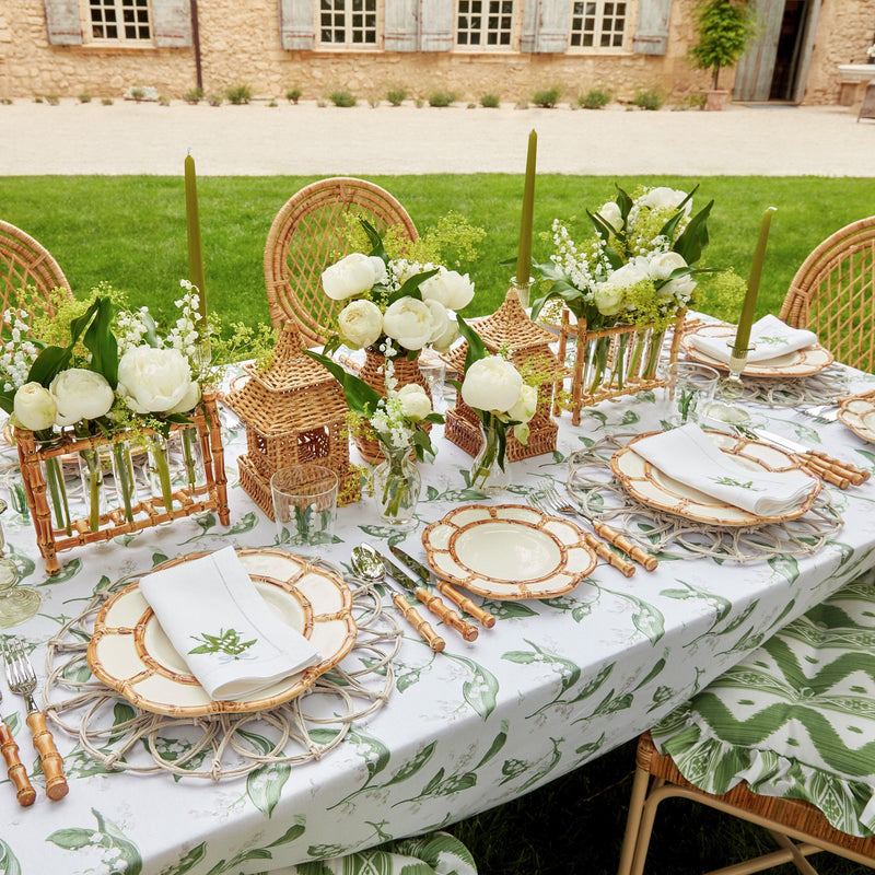 Infuse elegance into meals with Petal Bamboo Plates.