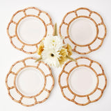 Sustainable chic: Petal Bamboo Plates for dining.