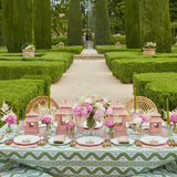 Pink & Green Pagoda Dinner Plate - Mrs. Alice