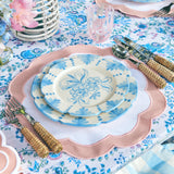 Pink Appliqué Placemats & Napkins (Set of 4) - Mrs. Alice