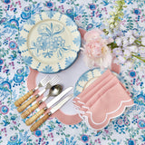 Pink Appliqué Placemats & Napkins (Set of 4) - Mrs. Alice