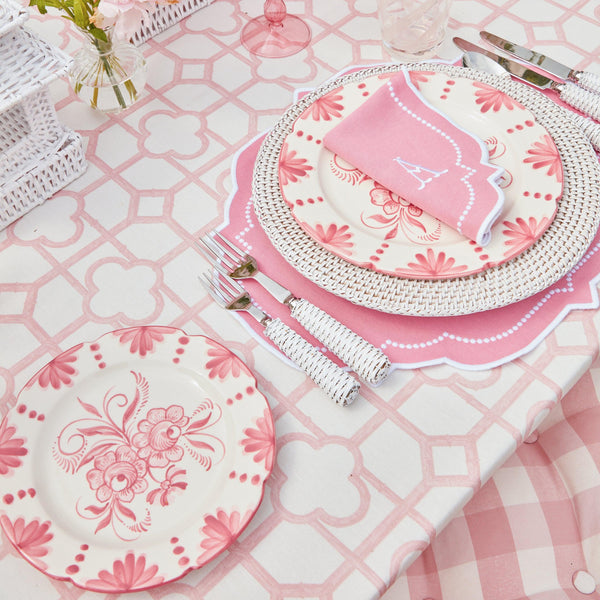 Pink Bamboo Tablecloth - Mrs. Alice