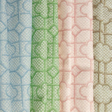 Pink Bamboo Trellis Fabric - Mrs. Alice