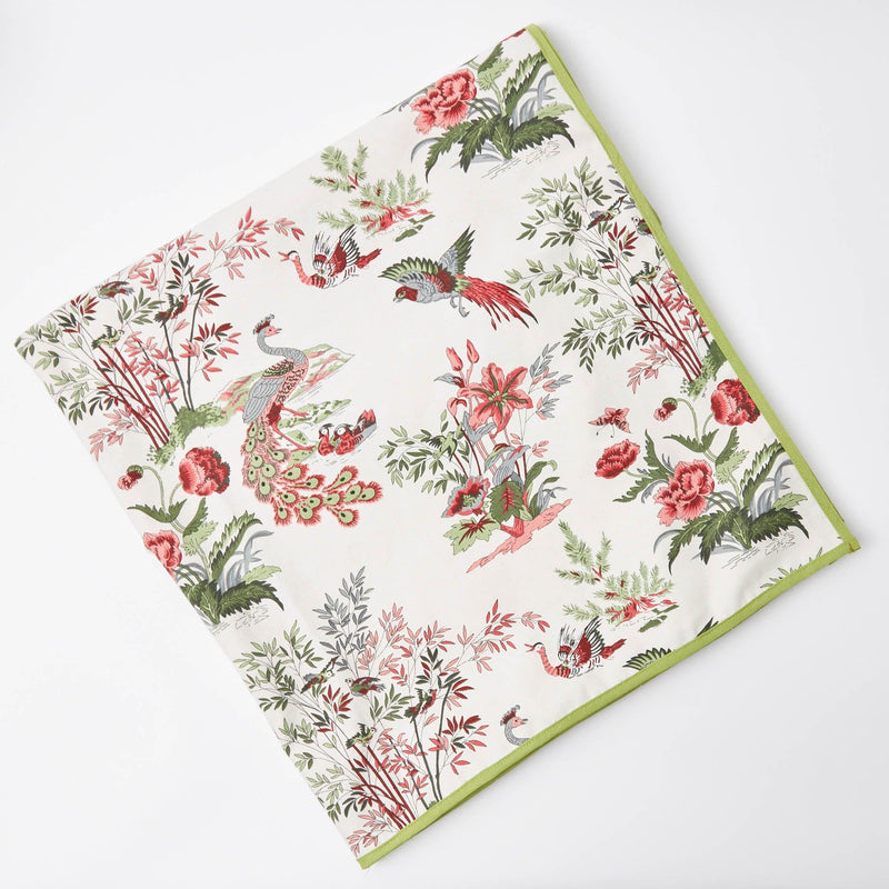 Pink Birdsong Tablecloth - Mrs. Alice