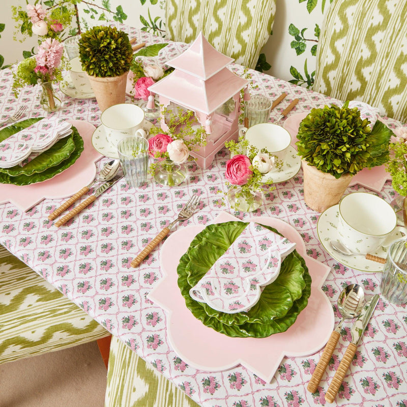Pink Bouquet Napkins (Set of 4) - Mrs. Alice