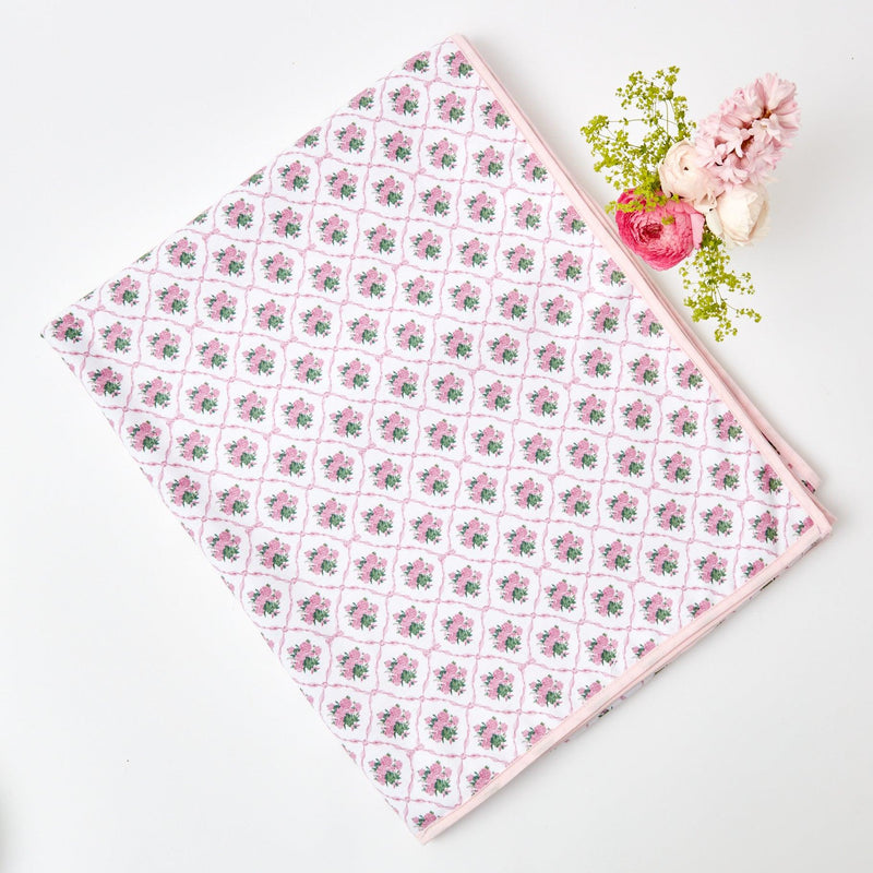 Pink Bouquet Tablecloth - Mrs. Alice