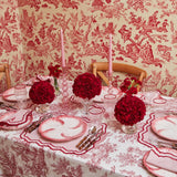 Pink Capri Lettuce Dinner Plate - Mrs. Alice