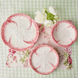 Pink Capri Lettuce Dinner Plate (Set of 4) - Mrs. Alice