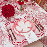 Pink Capri Lettuce Starter Plate (Set of 4) - Mrs. Alice