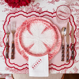 Pink Capri Lettuce Starter Plate (Set of 4) - Mrs. Alice