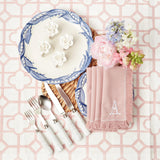 Pink Fringe Napkins (Set of 4) - Mrs. Alice