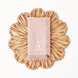Pink Fringe Napkins (Set of 4) - Mrs. Alice