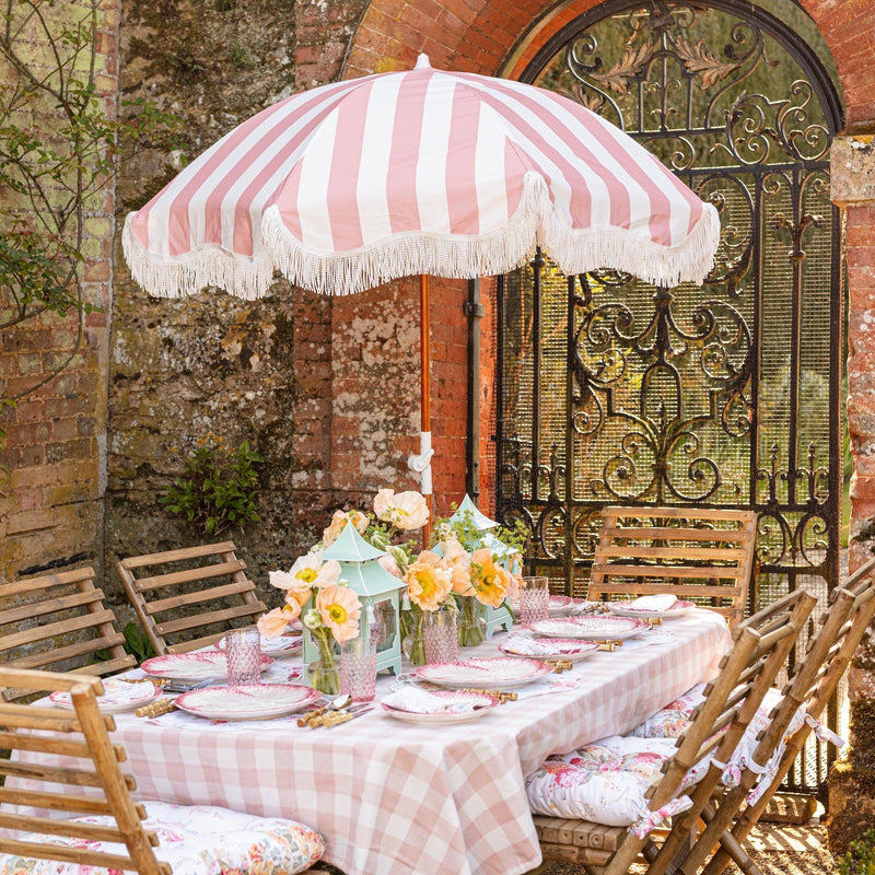 Pink Gingham Tablecloth - Mrs. Alice