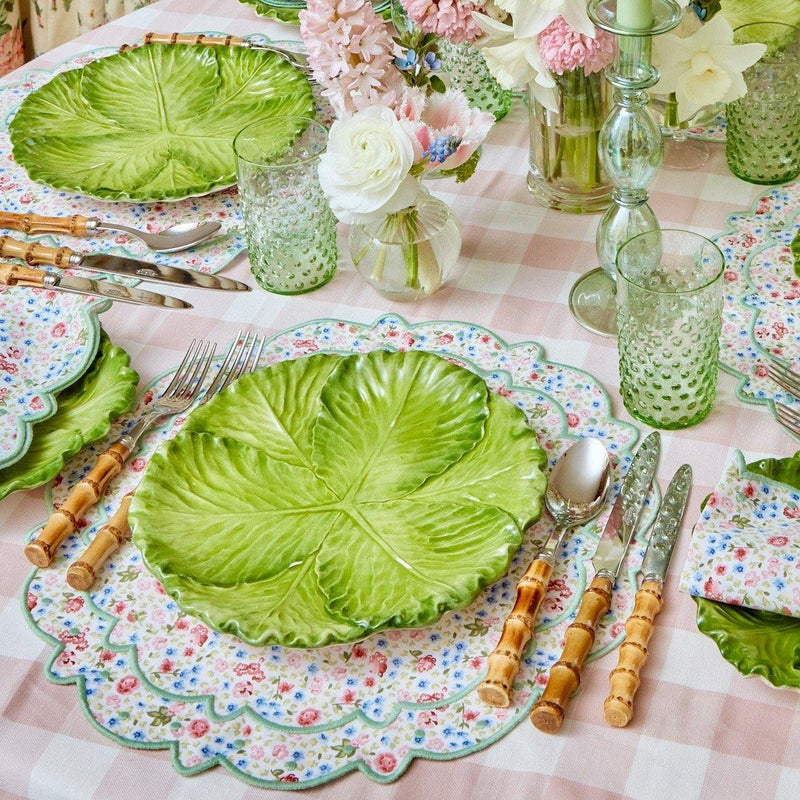 Pink Gingham Tablecloth - Mrs. Alice