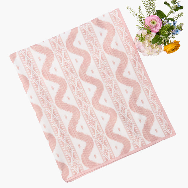 IKAT BLANKET - LIGHT PINK main image 1
