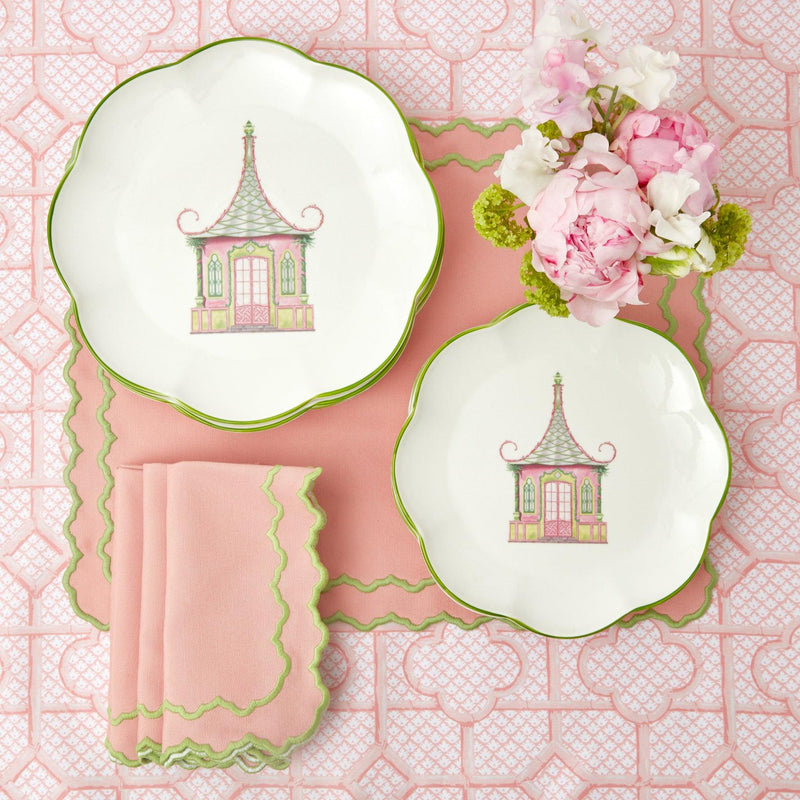 Pink Penelope Napkins (Set of 4) - Mrs. Alice
