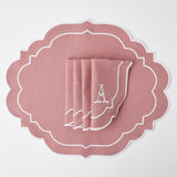 Poppy Dusty Pink Napkins (Set of 4) - Mrs. Alice