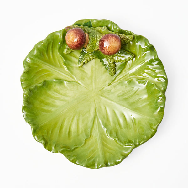 Porcini Mushroom Cabbage Plate