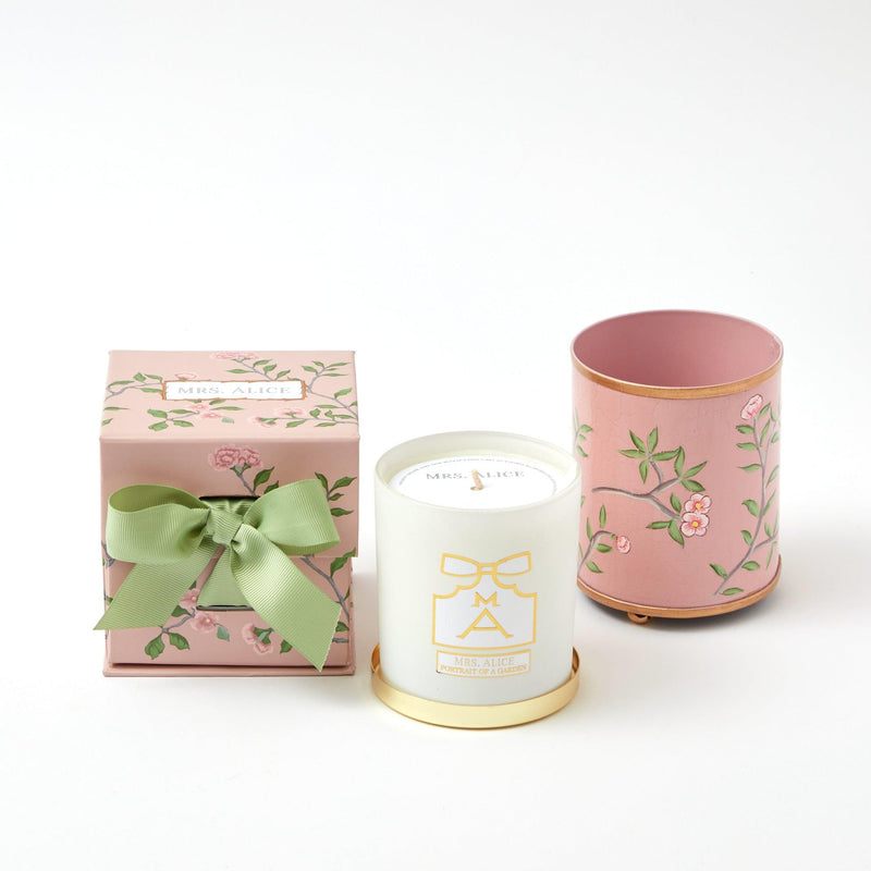 Portrait of a Garden Scented Candle & Pot Set - Mrs. Alice