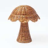 Elevate decor with this charming Natural Rattan Mushroom ensemble.