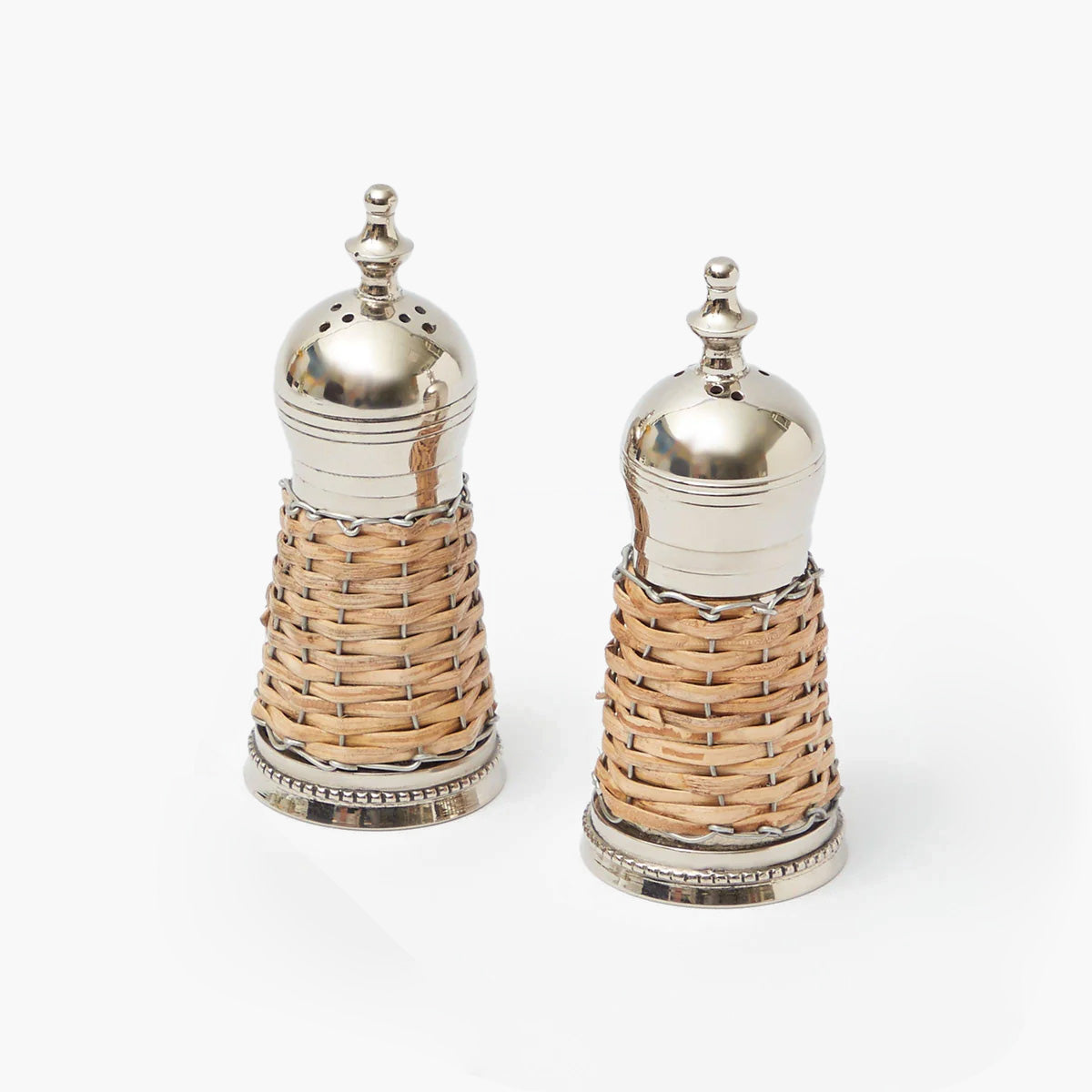 Mrs. Alice Rattan Salt & Pepper Set