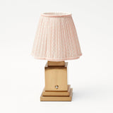Rechargeable Lamp with Pink Lotus Lampshade - Mrs. Alice