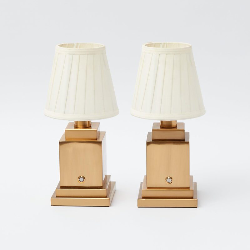 Turn your living space into a chic haven with the Rechargeable Table Lamp & Shade (15cm), a must-have for adding a touch of modern elegance and practicality to your home.