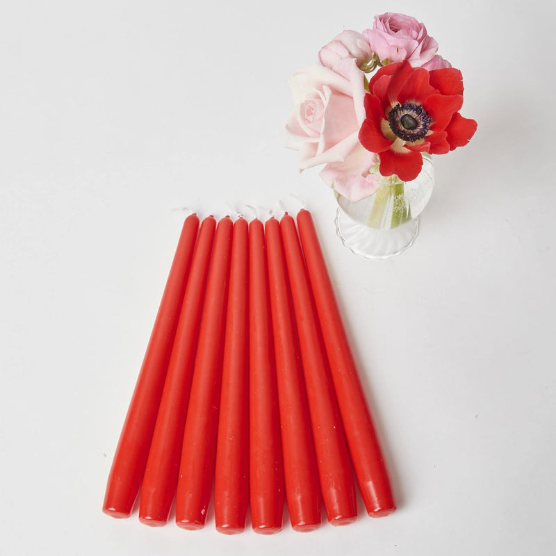 Turn any event into a vibrant affair with our Set of 8 Red Candles.